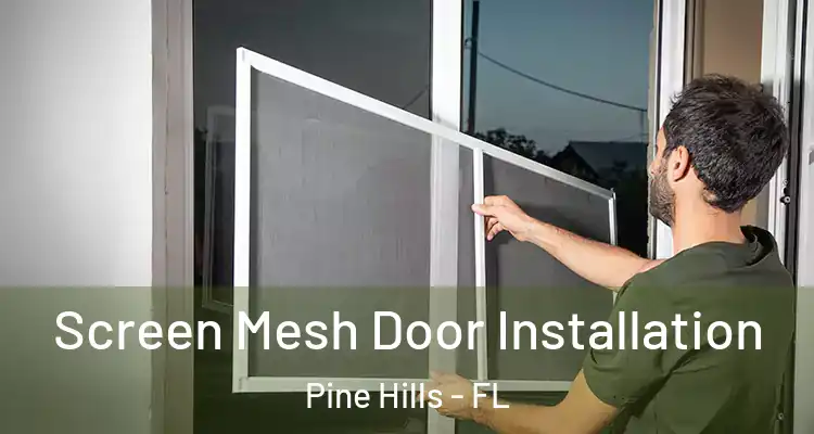 Screen Mesh Door Installation Pine Hills - FL